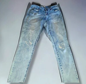 Refuge Pop Starlet Jeans size 8 Low Rise Distressed - Picture 1 of 3