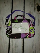 vera bradley purple punch rolling luggage