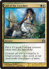 CALL OF THE CONCLAVE FOIL Return to Ravnica MTG Magic Cards DJMagic