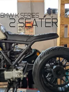 Custom double seat for BMW K75 K100 K1100 cafe racer scrambler style - Picture 1 of 9