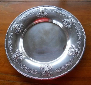Ardsley Tudor Plate Oneida Community Pierced Floral Serving Plate Tray 11 1/2" - Picture 1 of 8