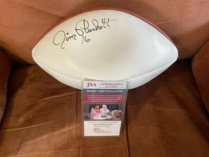 Jim Plunkett autographed football Raiders Patriots JSA coa With Display Case - Picture 1 of 4