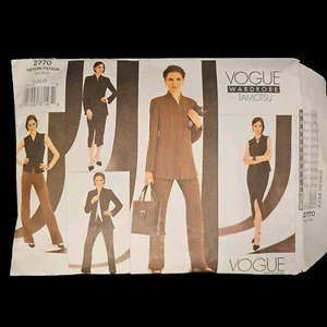 Armadio modello cucito Vogue 2770 Tamotsu donna abbigliamento business taglia 14-18 - Foto 1 di 4