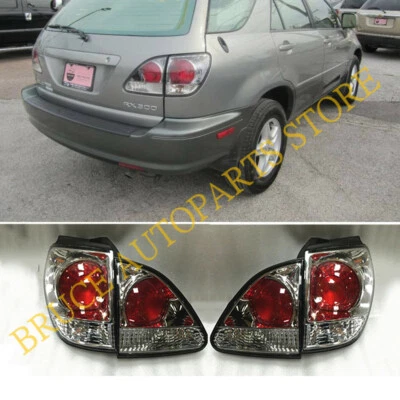 Juego de 4 piezas de carcasa de luz trasera para LEXUS RX300 HARRIER 1998-2002 (IZQUIERDA+DERECHA) Foto 1 de 4