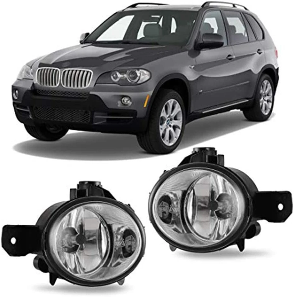 Pair Fog Lights Lamps For 2012-2015 BMW X1/07-10 BMW X3/X5/08-13 BMW 128i/135i - Image 1 of 4
