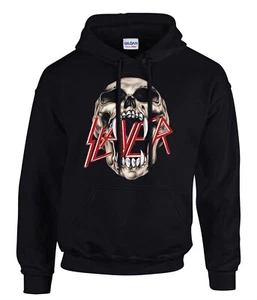 Slayer Punk Rules Rock Music Hooded Kapuzenpullover Schwarz -31162 -SW - Bild 1 von 2
