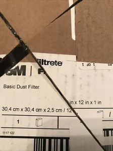 Filtrete Clean Living Basic Dust Filter, 6 Pack - BD02-2E 3M 12x12x1 - Picture 1 of 1