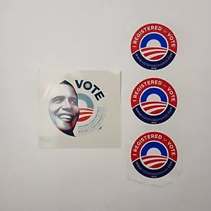 Barack Obama Presidential Bumper Sticker Voting Lot - Picture 1 of 3