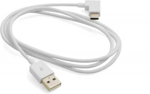System-S USB 3.1 Type C 90 Grad Gewinkelt zu USB A 2.0 Kabel 100cm - Bild 1 von 3