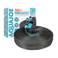 Aqua Joe AJFJH50B Ultra Flexible Kink Free FiberJacket Garden Hose | 50-Foot