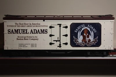 USA Trains Sam Adams Beer Reefer New in the Box #R-1671 Boston Beer Company - Image 1 of 3