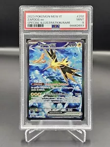 🍀Pokémon MEW 202/165 Zapdos ex PSA 9 MINT ITALIANO 151 bgs graad Pokemon🍀 - Foto 1 di 3
