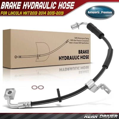 Manguera hidráulica de freno trasero izquierdo nueva para Lincoln MKT 2013 2014 2015 2016 2017-2019 Foto 1 de 4