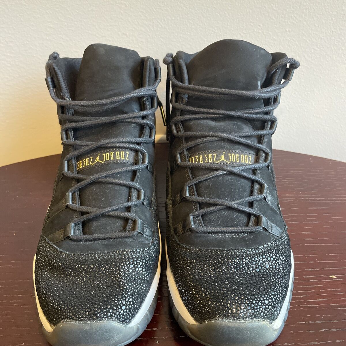 Jordan Air 11 Retro Premium GS Black Metallic Gold-White for Jordan Air 11 Retro Premium GS Black Metallic Gold-White for