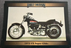 #38 1972 FX Super Glide - Harley-Davidson Series 1 Collector's Trading Card - Bild 1 von 2
