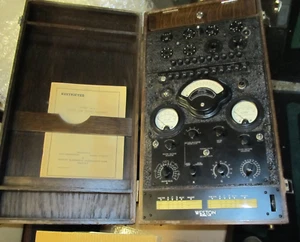Vintage Weston 788 Vacuum Tube Analyzer OQ3 3 Meter Tester, UNUSED? - Picture 1 of 13