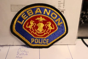 police patch  LEBANON POLICE INDIANA - Picture 1 of 1