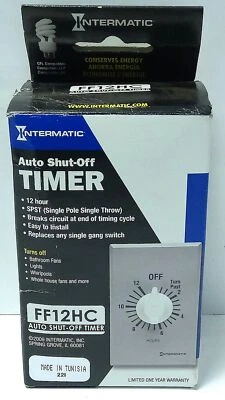 Intermatic FF12HC 120-277 V AC 7-20 A Auto Shut-Off Timer - Image 1 of 4