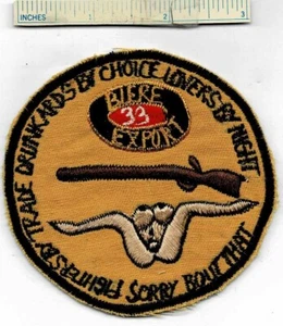 Vietnam War Biere 33 - DRUNKARDS By CHOICE Lovers By Night - Beer Export Us Army - Picture 1 of 2