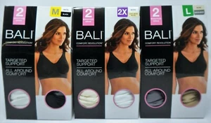 Reggiseno senza cuciture Bali DFSA84 donna Comfort Revolution supporto mirato senza cuciture 2pk - Foto 1 di 5