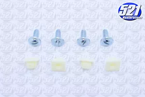 License Plate Screw Nuts Fits Cuda Charger RoadRunner Dart Duster Coronet Mopar - Imagen 1 de 1