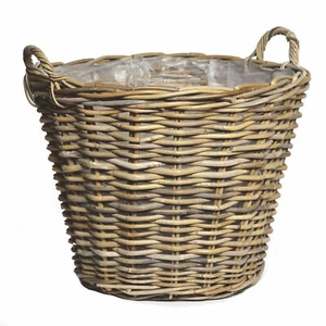 Weide Pflanzkorb natur - 45 cm - Holz Deko Blumen Topf Pflanzen Ständer Korb - Bild 1 von 1