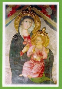 santino -holy card- image pieuse Heiligenbildchen Maria SS. della Rosa - Foto 1 di 1