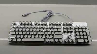 EWEADN TK100 Punk Typewriter Mechanical Keyboard - Office Style (Not Gamer) Rare - Image 1 of 4