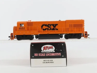HO Atlas 8273 CSX MofW Maintenance of Way Orange U23B Diesel #9552 - DCC Ready - Image 1 of 4