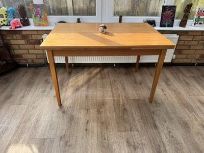 Midcentury Extending Table In Teak Vintage Modern / Retro / Danish Style - Image 1 of 4
