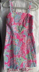 NEU Lilly Pulitzer LAWLESS Strampler Größe 0 Prosecco Pink Seeing Things Neu mit Etikett $ 168 - Bild 1 von 24