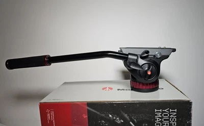 Manfrotto MVH502AH Fluid Video Head with flat base- Never been used!  - Image 1 of 4