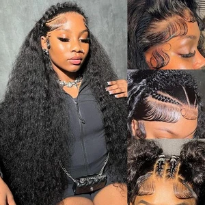 Simeider 30 Inch Deep Wave Lace Front Wigs Human Hair 13x6 HD Lace Front Wigs... - Picture 1 of 6