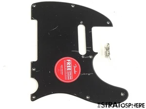 Fender Squier Sonic Series Tele PICKGUARD, Telecaster Black - Picture 1 of 2