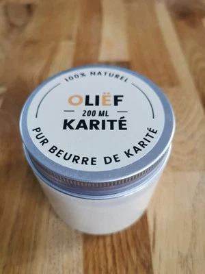 Beurre de karité 100% naturel et non raffiné – Pot de 200 ml - Photo 1/4