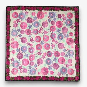 Vintage 90s Anna Sui Handkerchief Neckerchief Luxury Pocket Square Bandana Scarf - Picture 1 of 4