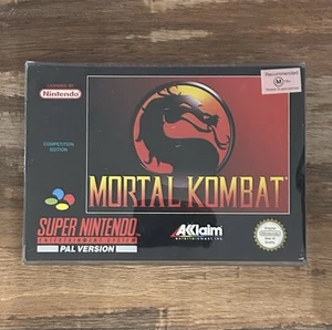 Mortal Kombat SNES super Nintendo AUS PAL - Boxed & Complete Rare - Picture 1 of 2