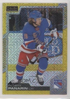 2020-21 O-Pee-Chee Platinum Yellow Traxx /249 Artemi Panarin #147 - Image 1 of 2
