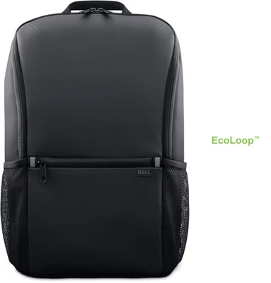 Dell  EcoLoop Essential Backpack 14 - 16 Black Silver CP3724 - Image 1 of 4