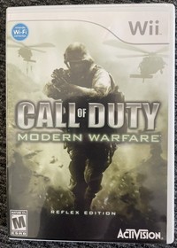 Nintendo Wii Call of Duty Modern Warfare Reflex Edition Complete with manual (D2