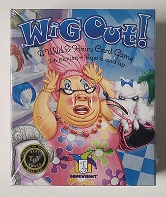 Wig Out! A Wild & Hairy Card Game 2013 Gamewright Best ToyAward New Sealed Rare - Image 1 of 4