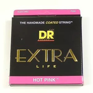 DR PKE-10 'Hot Pink' Pink Color Coated Electric strings 10-46 - Picture 1 of 2