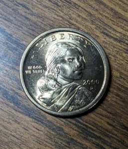 Moneda de dólar de oro Sacagawea 2000 D - Imagen 1 de 2