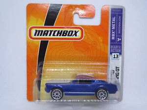 Matchbox '65 FORD MUSTANG GT Fastback short card MOC 2008 #13/75 Superfast - Picture 1 of 10