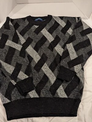 Suéter Claybrooke negro/gris para hombre talla L Foto 1 de 4