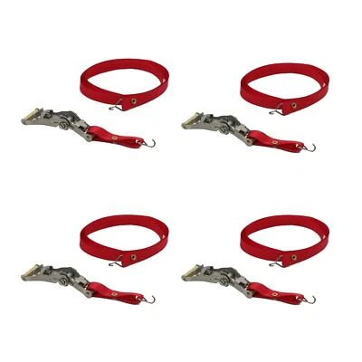 4pc Strap Fasten Belt for RC Tractor Truck 1/14 Remote Control  Trailer Forklift - Image 1 of 4