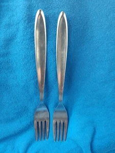 2-PFEIFFER-MANGASIL STAINLESS FLATWARE 7 1/2 INCH FORKS GERMANY- NICE!!! - Picture 1 of 4