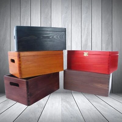 Wooden Storage Boxes | Keepsake Trinket Chest | Various Colours | Hand-stained - Image 1 of 4