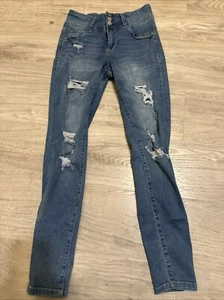 Wallflower Damen freche High Rise Denim Jeans Größe 9 Skinny - Bild 1 von 9