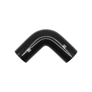 Pipercross Performance Silicone Hose Black 90 Degree Angle Pipe Line FCL04078 - Picture 1 of 6